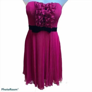 Jill Stuart strapless draped dress